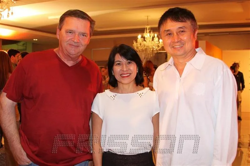 Bernard Twardy, Mirian Kinan e Elcio Nagano