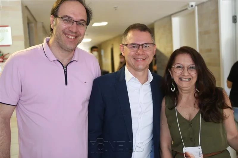 Davi Jussiê, Rogério Magalhães e Cláudia Girão