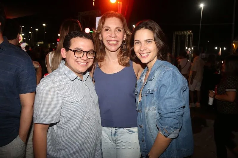 David e Mônica Studart e Joana Ramalho
