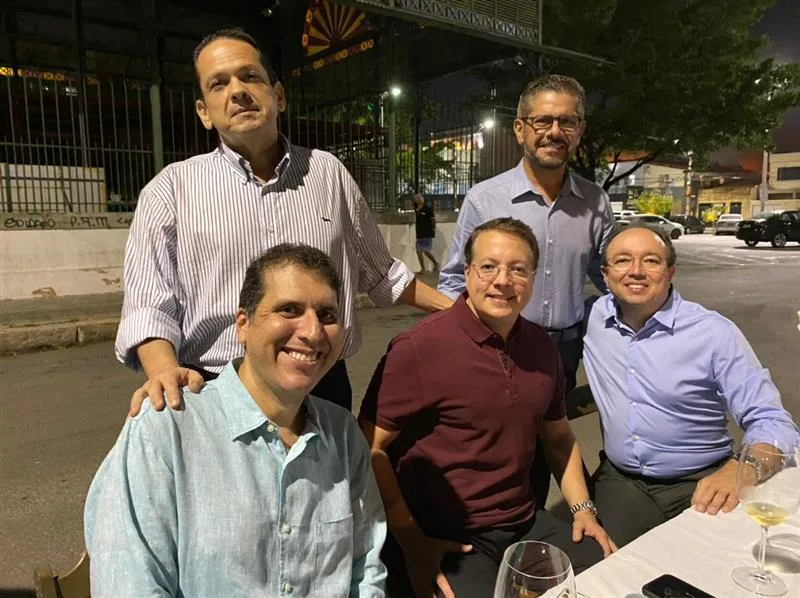 Marcus Lage, Arlen Medina, João Jorge Cavalcante, Rodrigo Barroso e Weiber Xavier