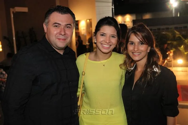 André Monte, Samanta Maramaudo e Lívia Nogueira
