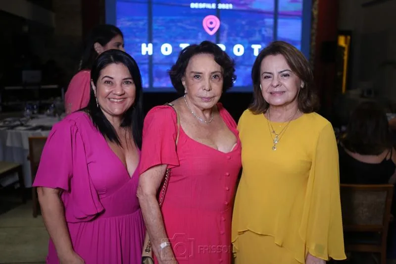 Ana Célia Portela, Luisa Rolim e Nilce Barbosa
