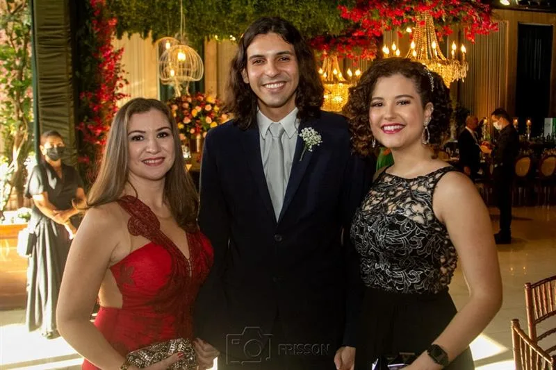 Alba Costa, Mateus de Melo e Ana Clara Saldanha