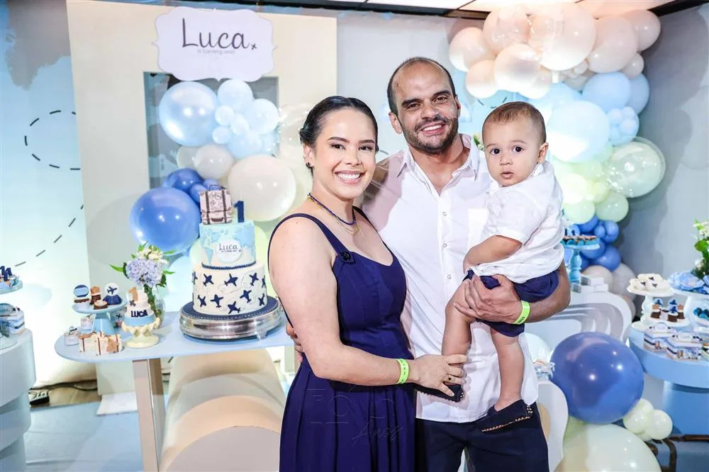 Carolina, Rafael e Luca Vasques