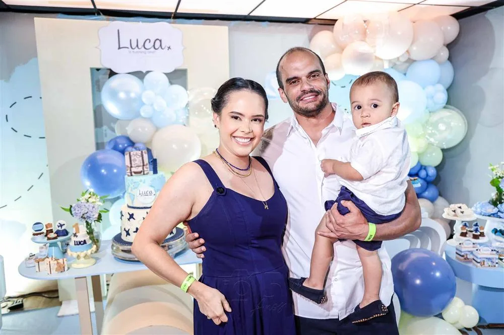 Carolina, Rafael e Luca Vasques