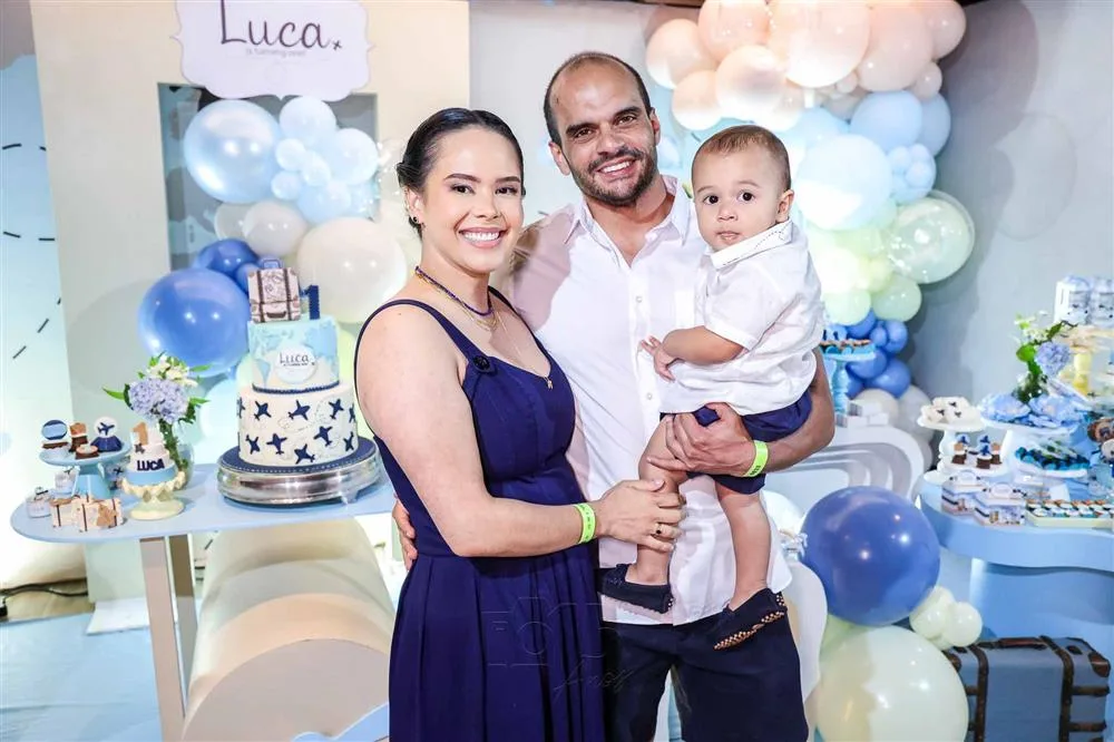 Carolina, Rafael e Luca Vasques