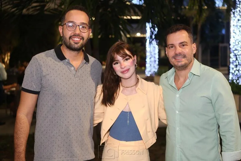 Igor Brito, Maria Dias e Miguel Filho