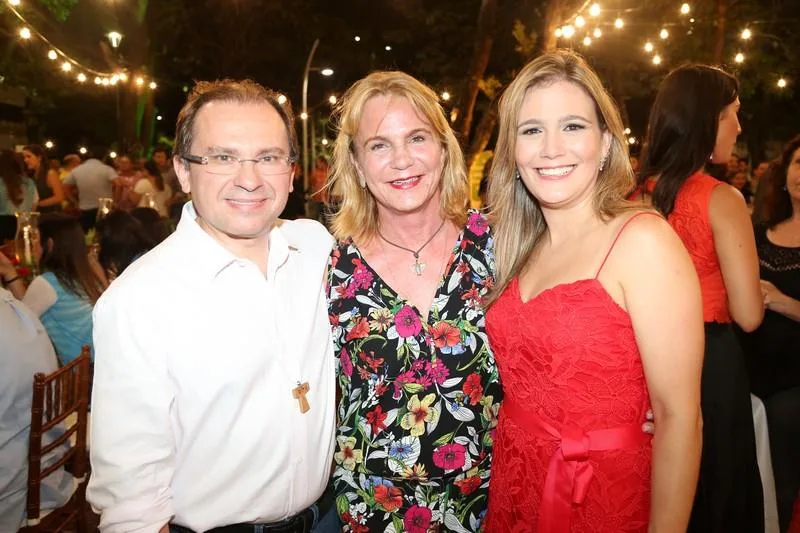 Carlos Matos, Sara Lima e Tissiana Studart