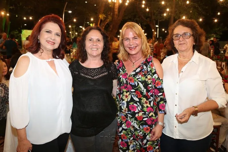 Ceris Fiúza, Célia Almeida, Sara Lima e Fátima Lemos