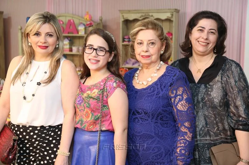 Ana Lúcia Pierre, Beatriz Hiluy, Lúcia Pierre e Adriana Hiluy