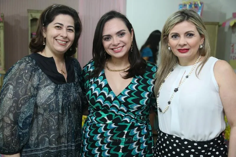 Adriana Hiluy, Claudinha Pinheiro e Ana Lúcia Pierre