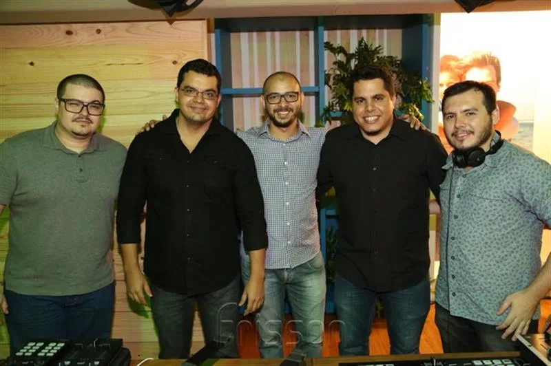Djs Cadu, Inácio Parente, Saulo Torres, Morr e Rafael Silveira
