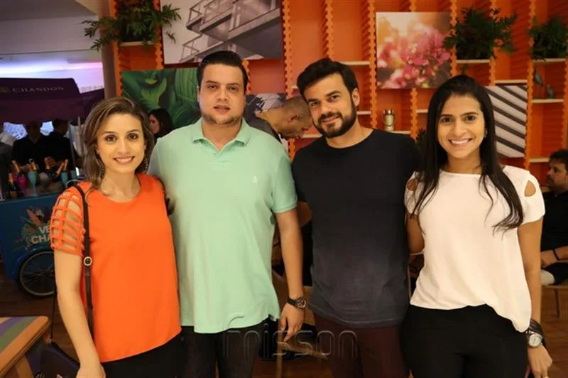 Flavia Rodrigues, Novack Neto, Guido Alencar e Thamires Felix