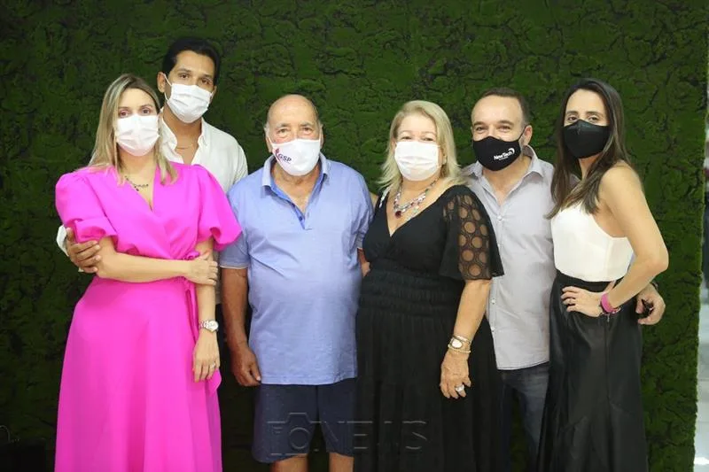 Luanna Pereira, Ricardo Feitosa, Dercio, Lúcia Pereira, Dercio Simões e Jeissa Lucas