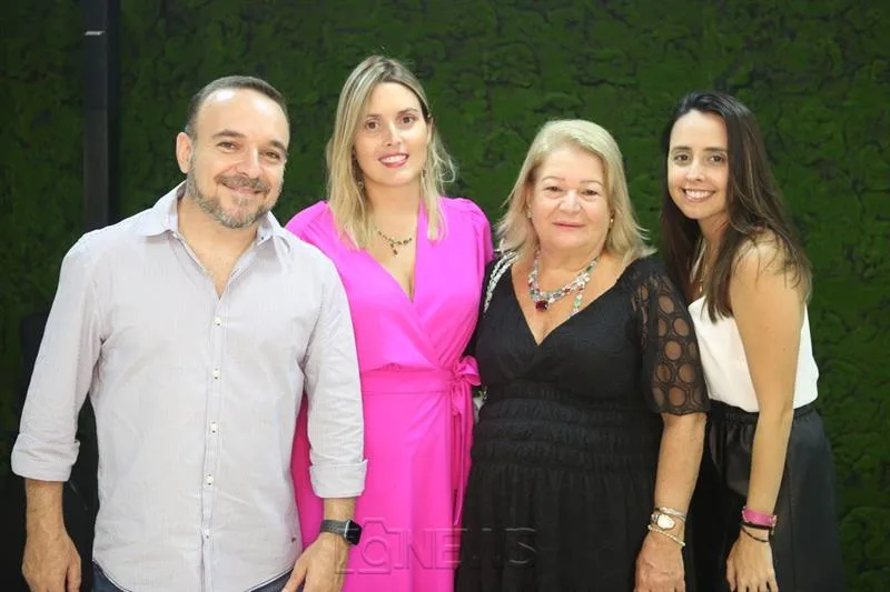 Dercio Simões, Luanna, Lúcia Pereira e Jeissa Lucas