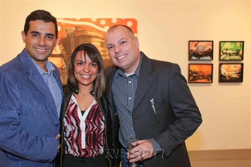 Adriano Melo, Fernanda Palácios e Carlos Chaves