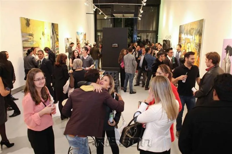 Vernissage de Marcus Jansen, Galeria Romero Britto