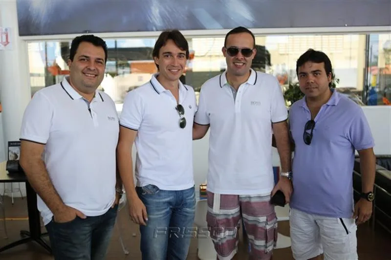 Francklin Medeiros, Rodrigo Carvalho, Célio Gurgel e Rafael Lima
