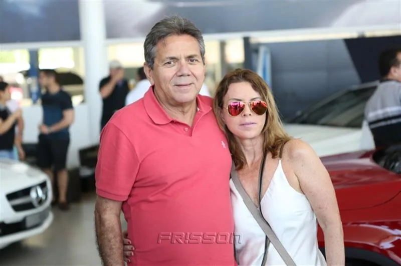 Geraldo Carneiro e Idalia Burlamaqui
