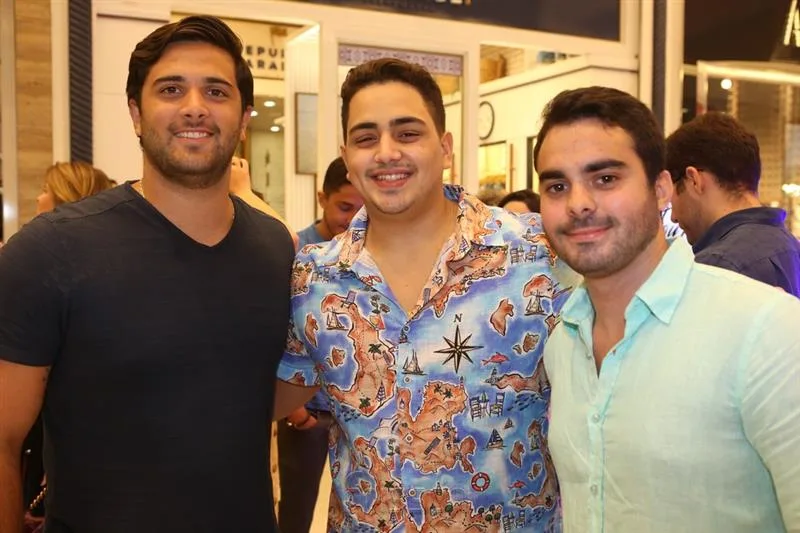Bruno Notgan, Rafael Pinto e Gabriel Fontinelle