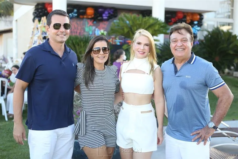 André Benevides Terceiro, Ana Claudia Bandeira, Sheila Melo e Cleto Gomes