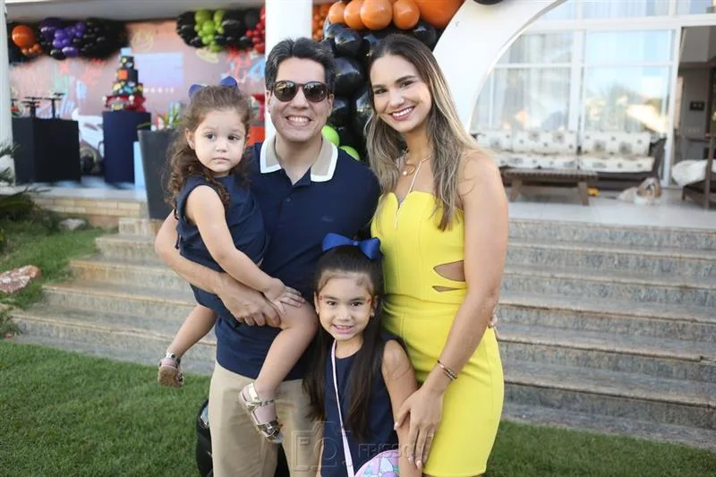 Andrei, Aline, Marina e Liz Aguiar