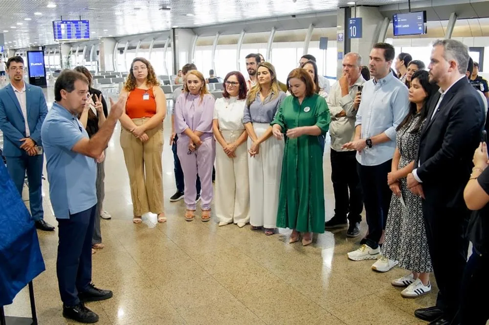 Inauguração Sala Girassol no Aeroporto Internacional de Fortaleza