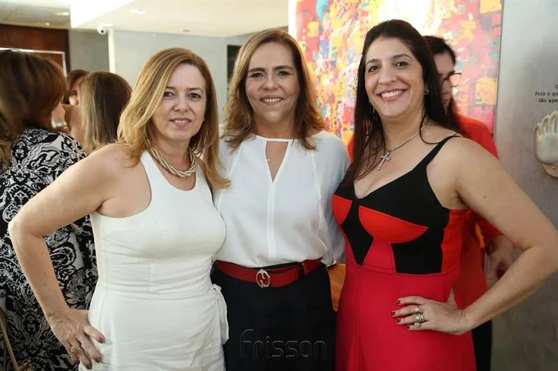 Inês Cavalcante, Ailza Ventura e Elisa Oliveira
