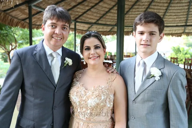 Alberto Júnior, Manoela Saraiva e João Pedro
