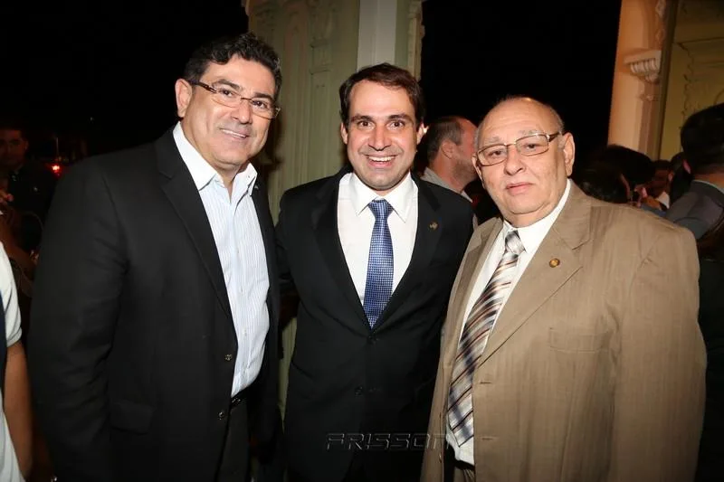 Alexandre Nogueira, Salmito Filho e Luciran Girão