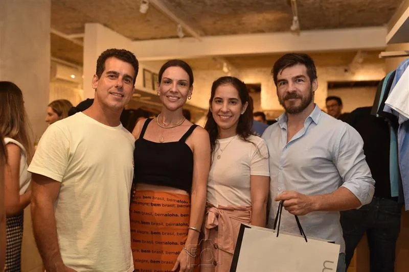André Gurjão, Daniela Rolim, Caroline Ximenes e Esdras Reis