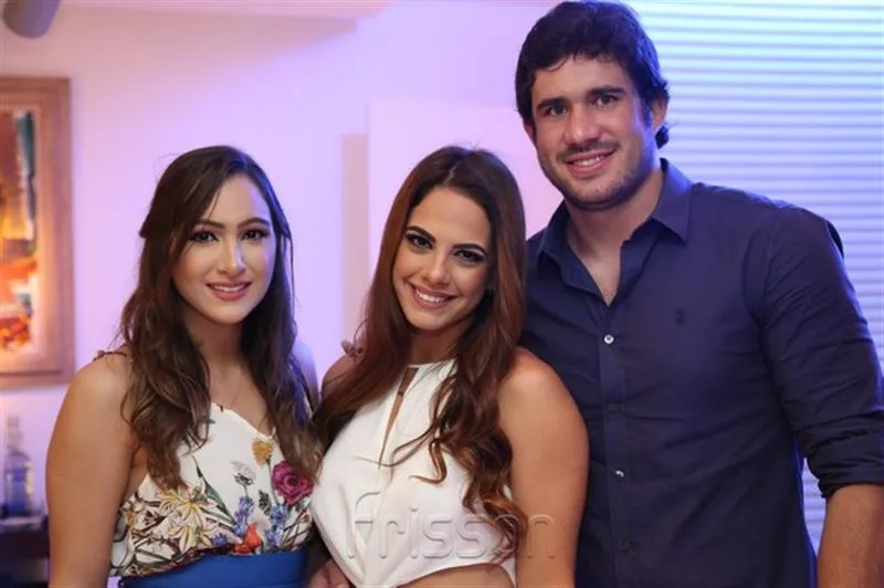Barbara Araripe, Thais Baião e Leonardo Vieira