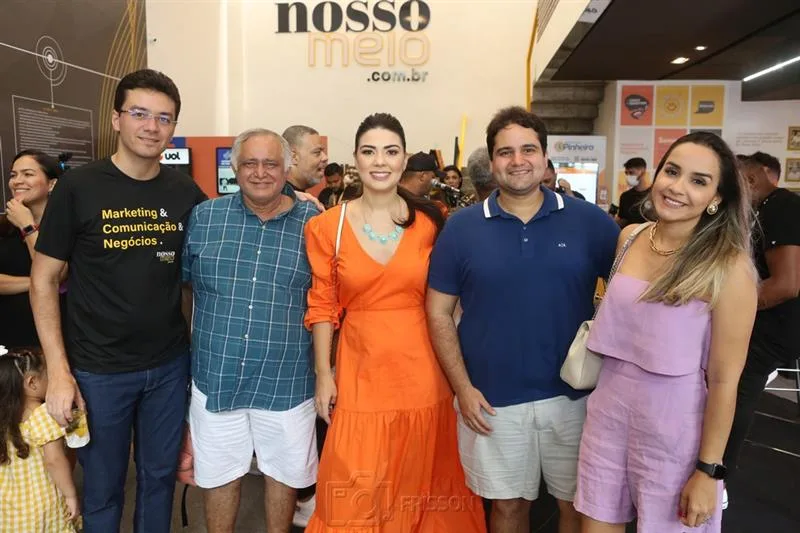 Fernando Helio, Joaquim Coelho, Tamires Brito, João Paulo e Nayara Coelho