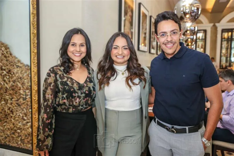 Adriana Carvalho, Cleane Fontenele e Igor Cunha