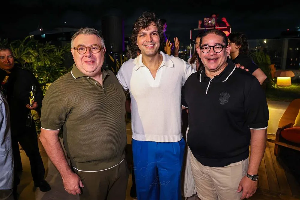 André Monte, Valter Costa Lima e Alexandre Pitta