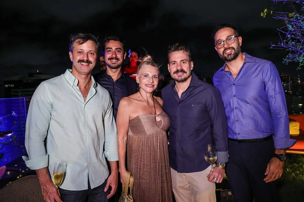 Daniel Eleuterio, Felipe Fernandes, Rosângela Dias, Miguel Filho e Igor Brito