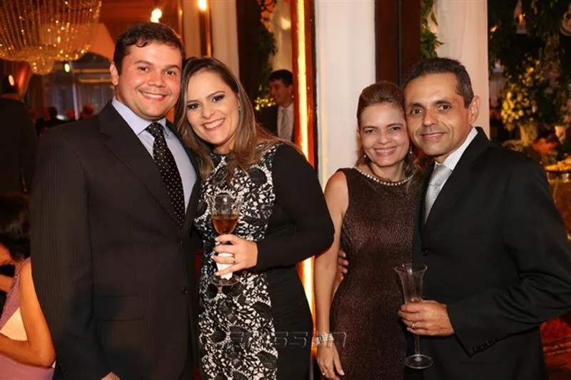 Aderson, Natália Benevides, Vânia e Alexandre Couto