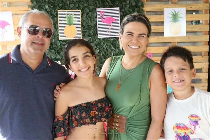 Augusto Rodrigues, Maria Eduarda de Siqueira, Clarissa e Luciano Mota