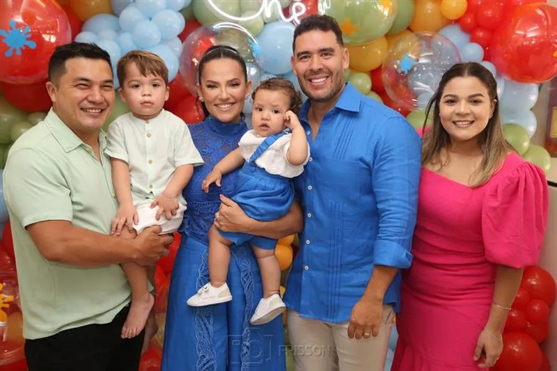 Andre, Nicolas Rocha, Luciana Ribeiro, Lael, Thiago Camelo e Aurielle Teixeira