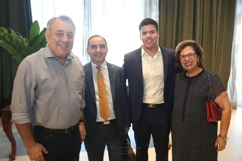 Adauto Bezerra Júnior, Ricardo Ventura, Tito Bezerra e Cibeli Marinello