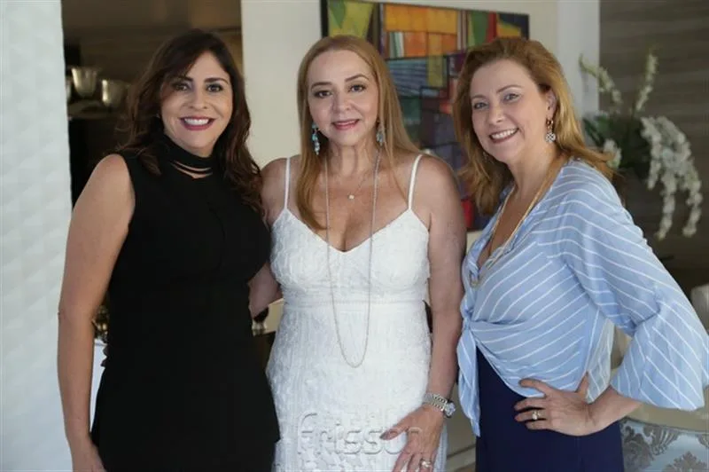 Cristiane Faria, Sandra Fujita e Andrea Delfino