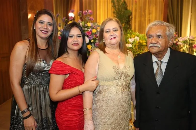 Danielle Castro, Manu Nery, Edleuda Castro e Renato Nery