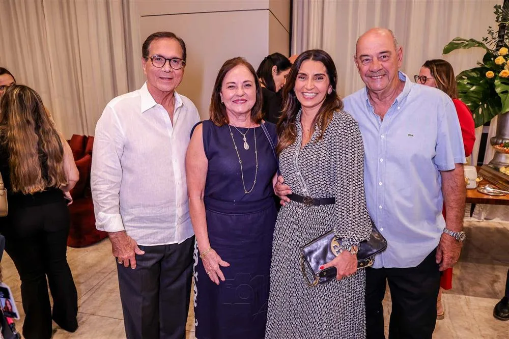 Beto, Ana Studart, Marcia e Fernando Travessoni
