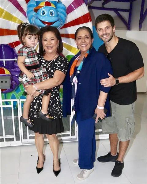 Manuela, dona Kika, Leda e Duda Nagle
