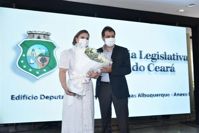 Cristiane e Evandro Leitão