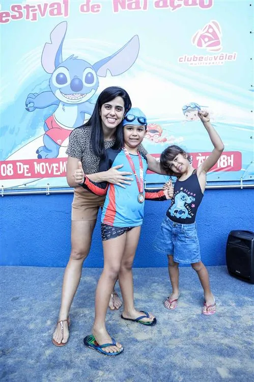 Alice, Lucas e Aline Saraiva