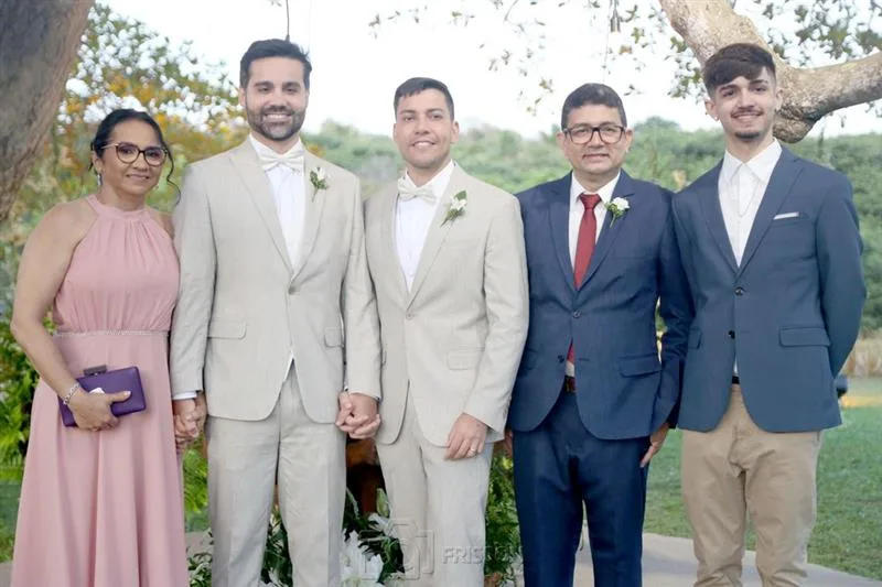 Amélia Leite, Mateus Medeiros, Douglas Brilhante, Erandir Brito e José Arthur Leite