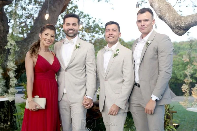 Ana Raquel Sobreira, Matheus Medeiros, Douglas Brilhante e Pedro Lemos