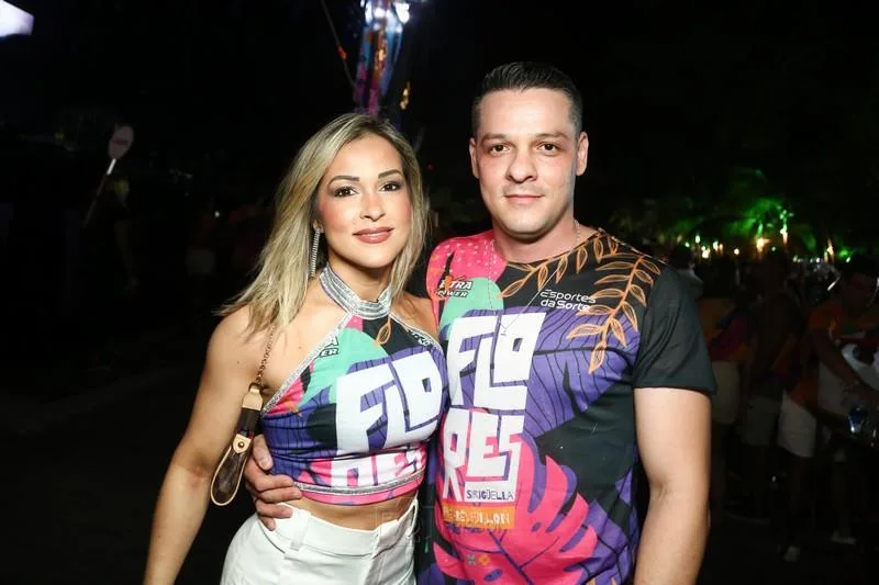 Bárbara Muller e Saulo Parente