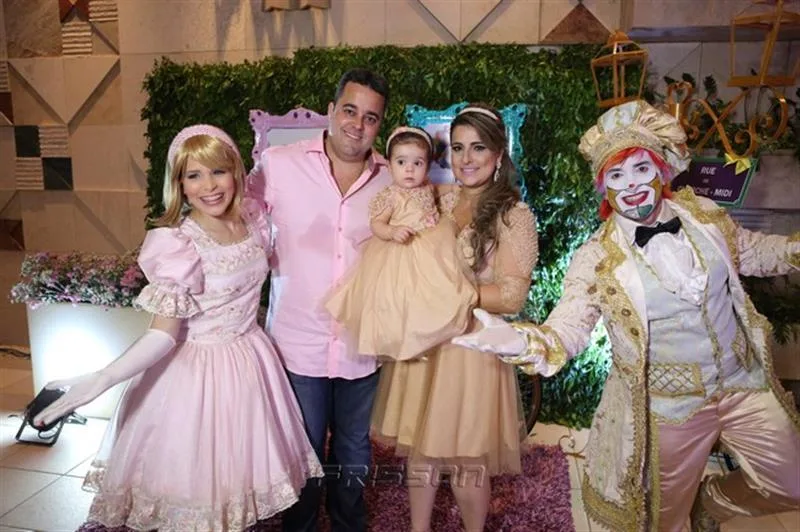 André, Maria Victoria e Micheli Maia